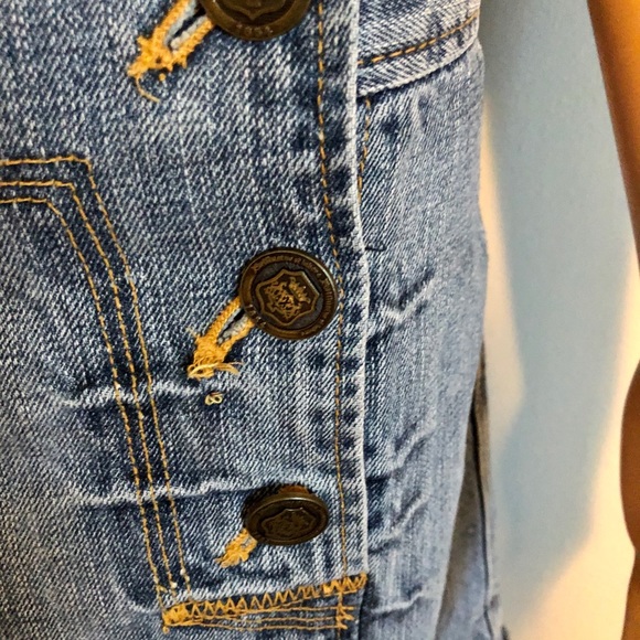 Armor Jeans Distressed Mini Skirt - Picture 6 of 8